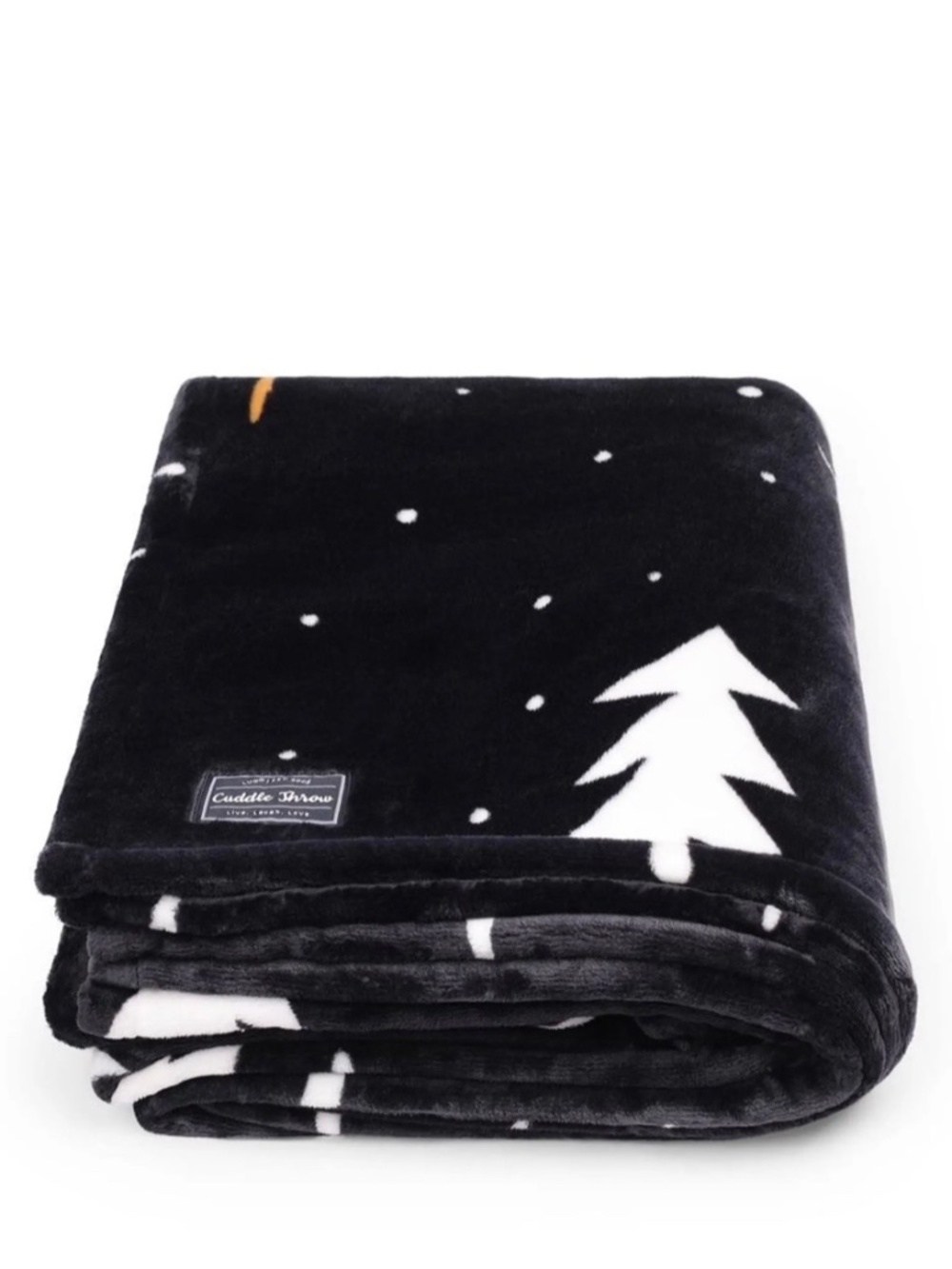 Lug Cuddle Throw Snowman Trees